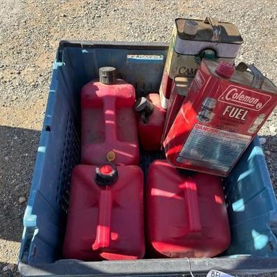 #80202 • 4 Gas Refillable Gallons and 3 Fuel Cans
