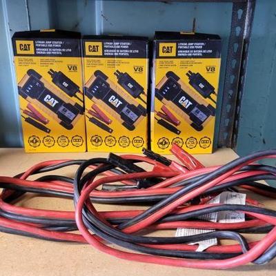 #3042 • (3) CAT Lithium Jump Start & Jumper Cables
