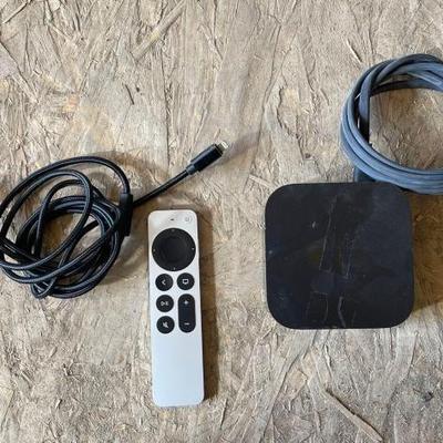#9004 • Apple TV, Remote and Cord
