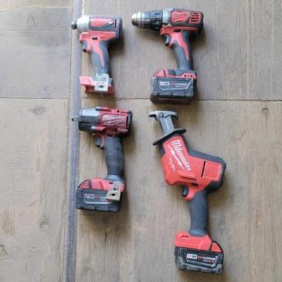 #3014 • (4) Milwaukee Power Tools
