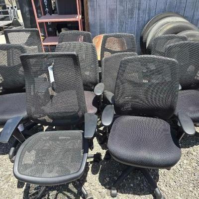 #80500 • (10) Rolling Office Chairs
