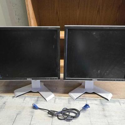 #4020 • (2) Dell 19" Monitors
