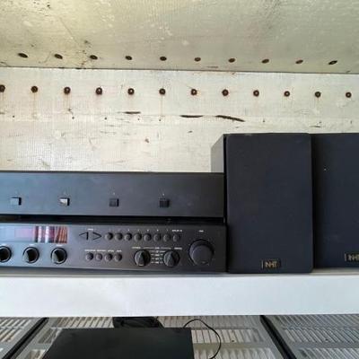 #9014 • ADCOM Speaker Selector, Stereo & NHT Speakers
