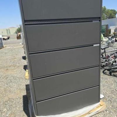 #80432 • (2) 5 Drawer Lateral Filing Cabinets
