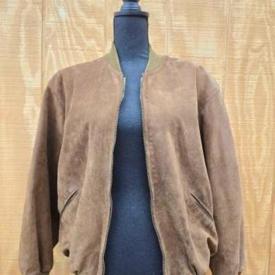 #1830 • ESPIRT Collection Brown Suade Jacket
