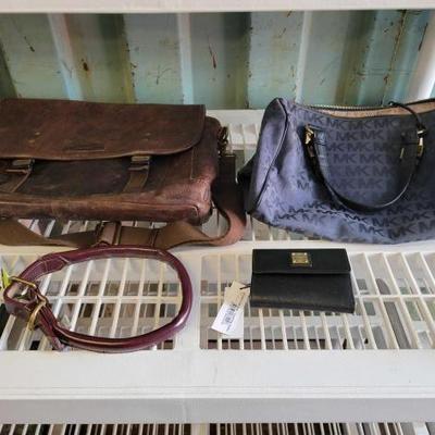 #3050 • Michael Kors Purse, Dooney & Bourke Wallet, Leather Satchel Bag
