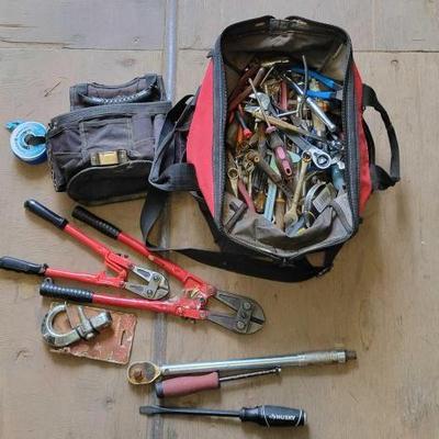 #3026 • Tool Bag Full pf Tools and Tool Belt Pouch
