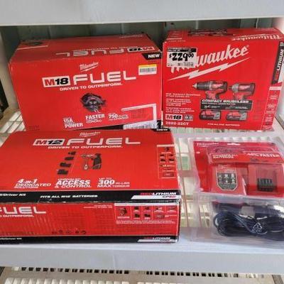 #3008 • New!!! Milwaukee Power Tools and Rapid Charge
