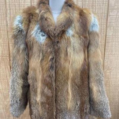 #1824 • Red Fox Fur Coat
