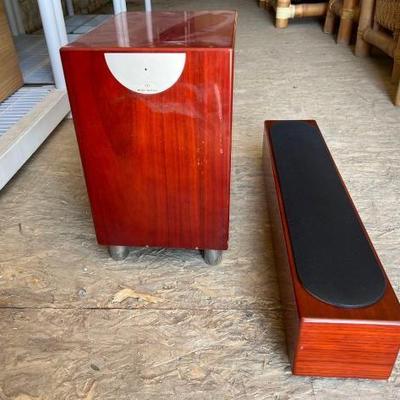 #9000 • Monitor Audio Subwoofer and Sound Bar
