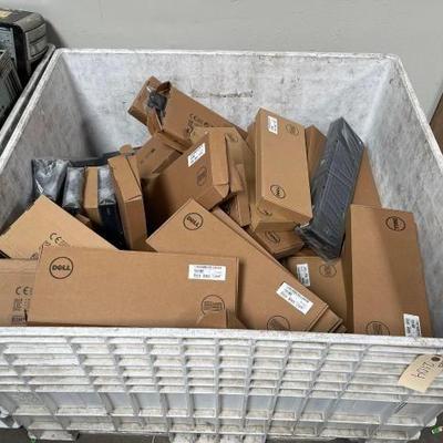 #2104 • Crate of Dell Keyboards
