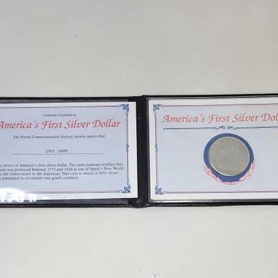 #1400 • 1776 America's First 90% Silver Dollar
