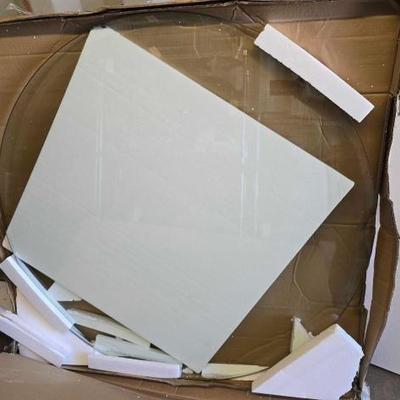 #4514 • Round Glass Tabletop
