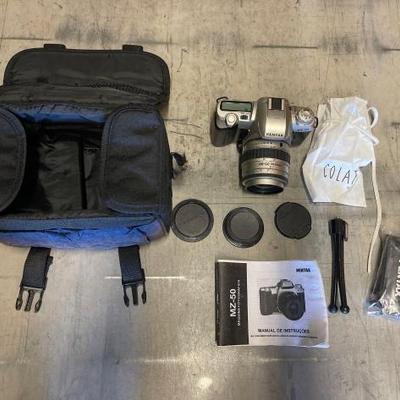 #4204 • Pentax MZ-50 Camera, Bag and Accessories
