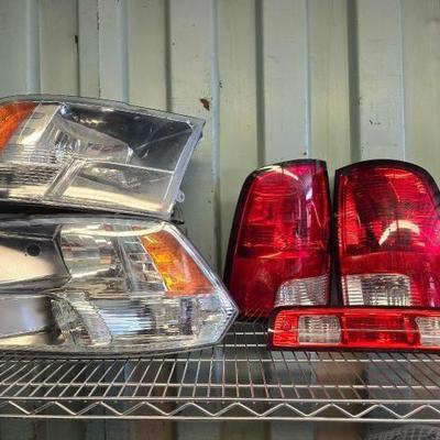 #3104 • Stock Ram 1500 Headlights & Tailights
