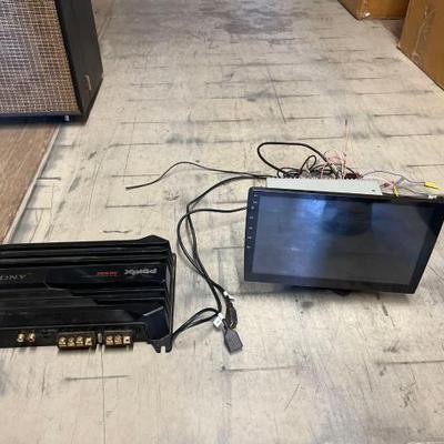 #4098 • Sony 500w Amplifier & Eonon Head Unit
