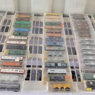 #8200 • (79) Micro Trains N - Scale Model Train Cars
