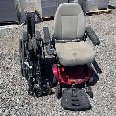 #80322 • Jazzy Electric Scooter and Wheelchair
