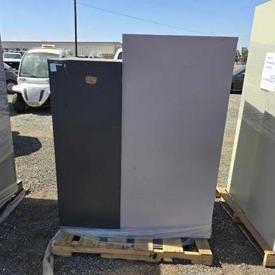 #80456 • (3) Metal Filing Cabinets
