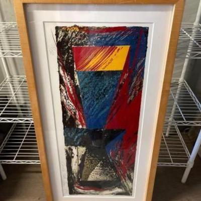 #4230 • Laddie John Dill ’87 “Untitled” Painting
