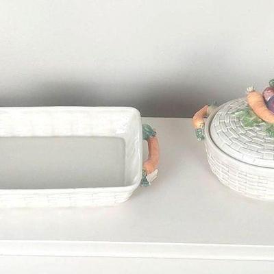 Fitz and Floyd Casserole And Serving Dish