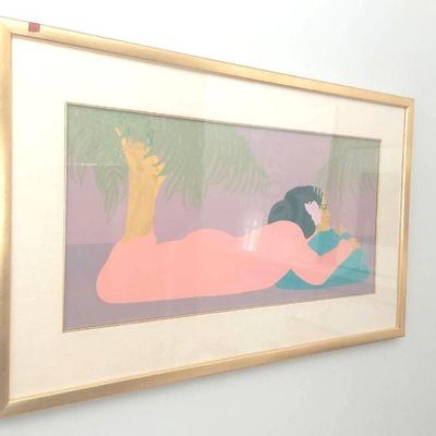 Hawaiian Woman Pegge Hopper Print 20/285 44"×27"