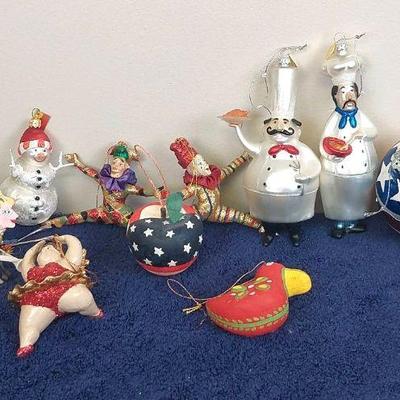Whimsical Ornament Collection 10 Pieces