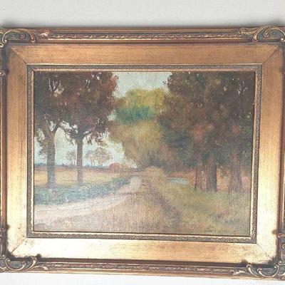 Antique Robert A Fowler "Country Road" Turn Of The Century Piece