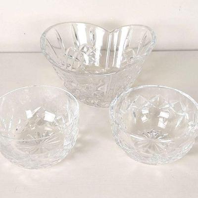 Waterford Crystal Bowls 3 Pieces