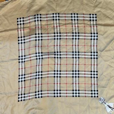Burberry silk scarf