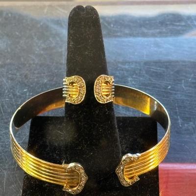 Gold & Diamond Bracelet and Ring