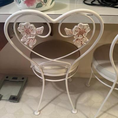 Vintage Wrought Iron Table Set