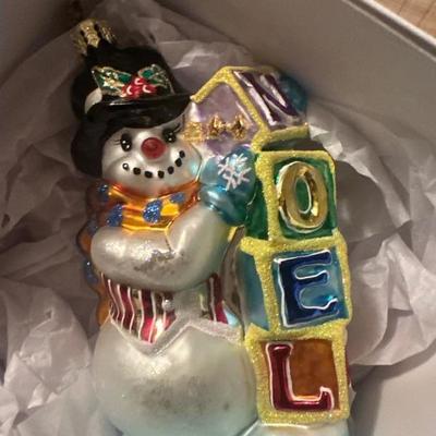 Christopher Radko ornament collection