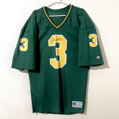 Signed Joe Montana Notre Dame College Football Jersey Size Large 