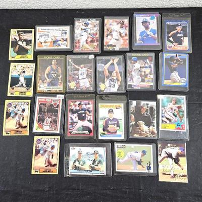 Twenty Two Rookie and Other Baseball Player Card Assortment- See Photos