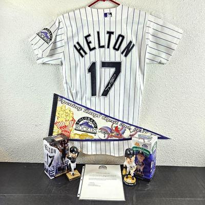 Autographed Todd Helton Jersey w/ COA
