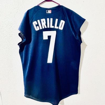 Colorado Rockies Player # & CIRILLO 2000 National Button Front Baseball Jersey in size XL