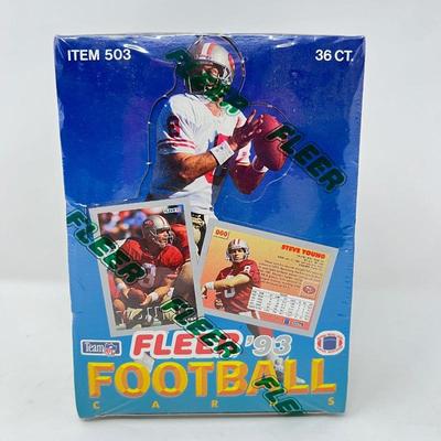  1993 Fleer Football Factory Sealed 36 packs Steve Young Wax Packs