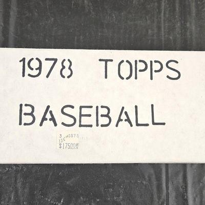 1978 Topps Box Set of Baseball Player Cards - Complete Set of 726! Including Eddie Murray #36