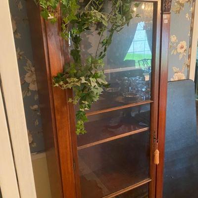 Mahogany Curio Cabinet