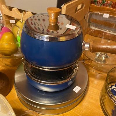 Vintage fondue set