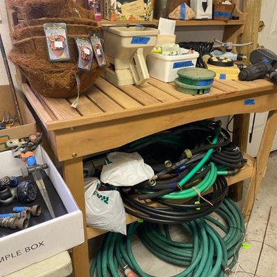 Water hoses, sprinklers and more