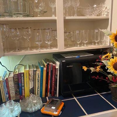 Stemware, Glasses, Cookbooks and more