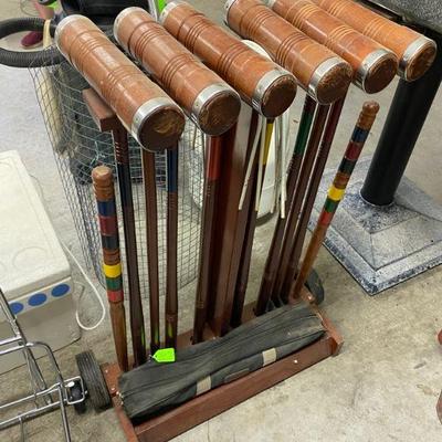 Vintage Croquet set