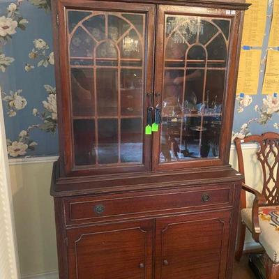 Antique mahogany cabinet