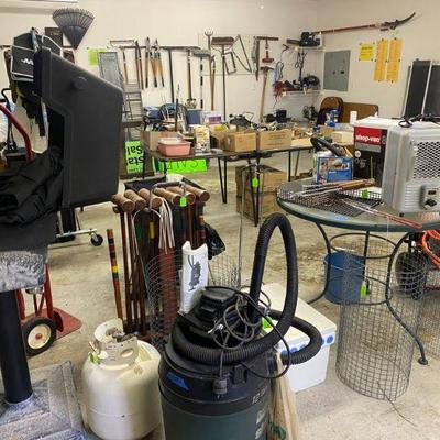 Garage full of so many things