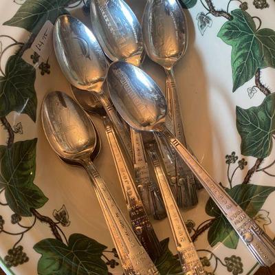 1939 Worlds Fair souvenir spoons