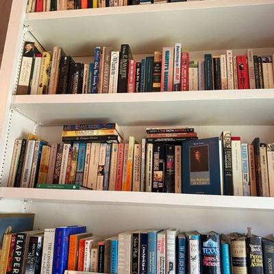 108 linear feet of books