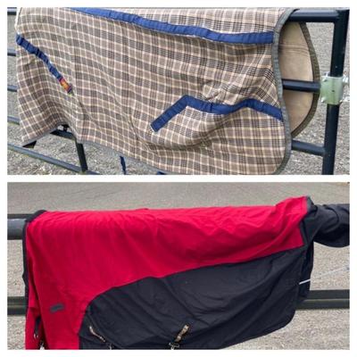 Two Horse Blankets-74” and 75”