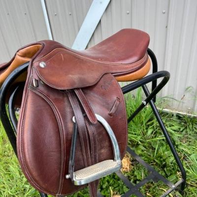 Genuine Leather Rossi English Riding Saddle Made in Argentina